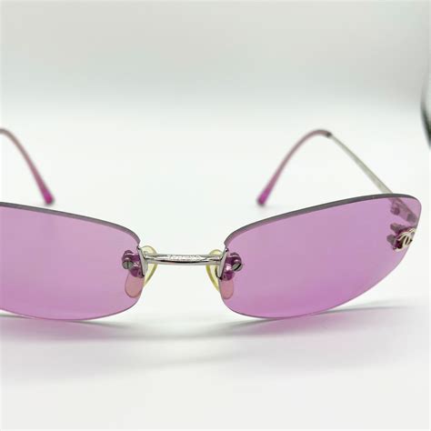 chanel rimless sunglasses